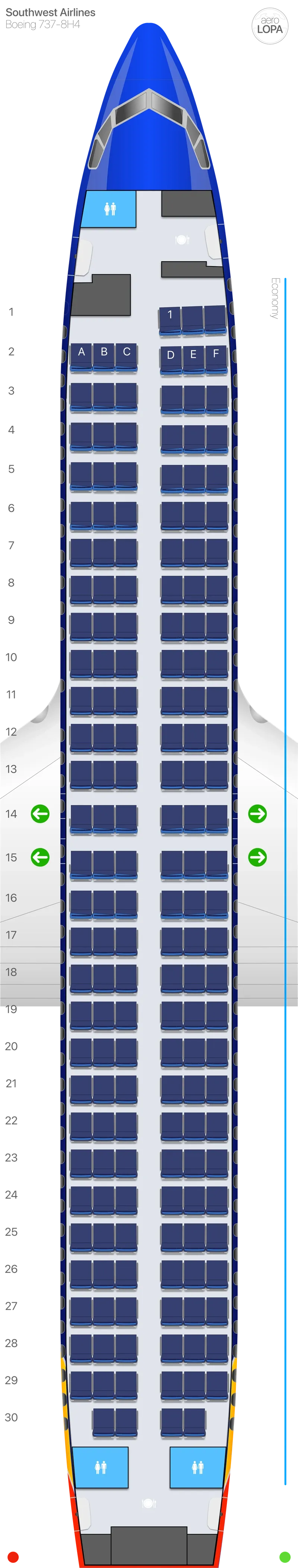 wn-738-2 seat map