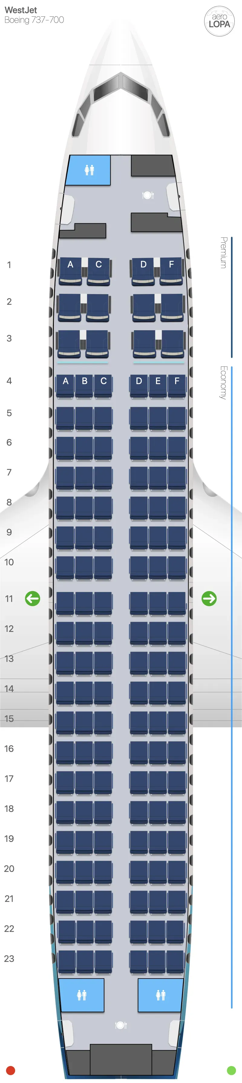 ws-73g seat map