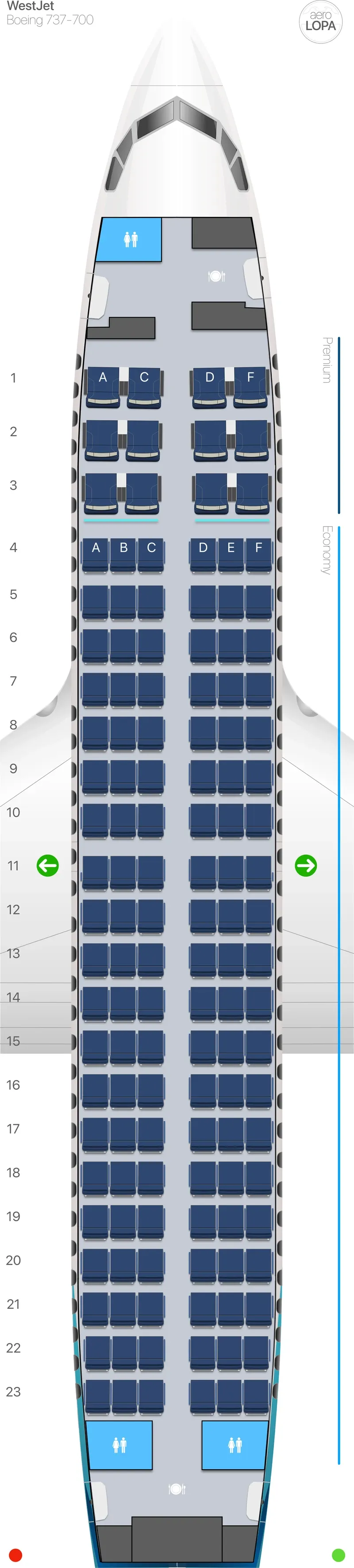 ws-73g seat map