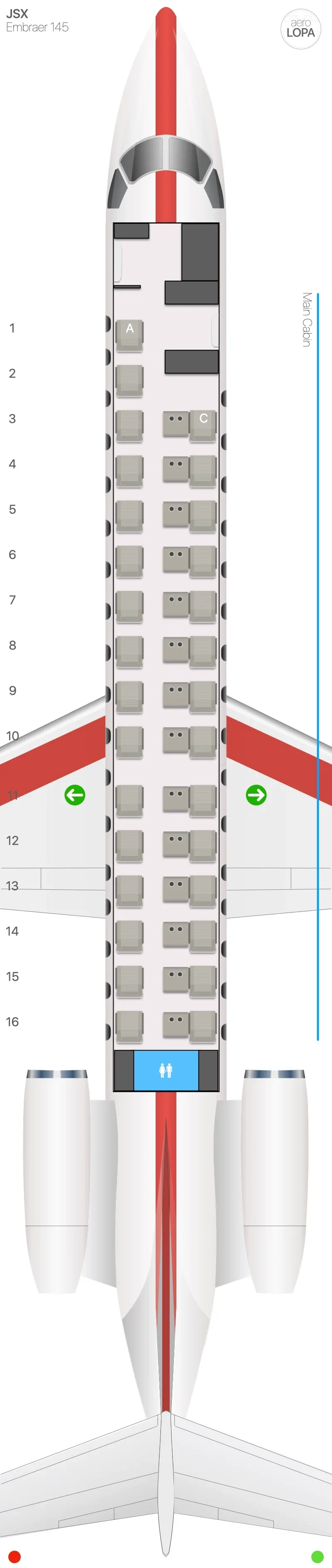 xe-e45 seat map