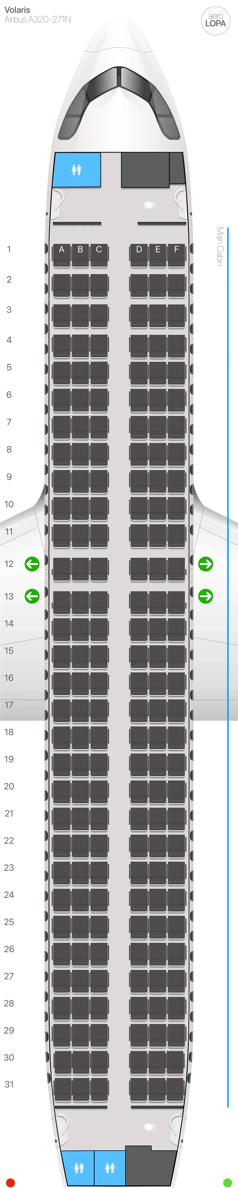 y4-32n-1 seat map