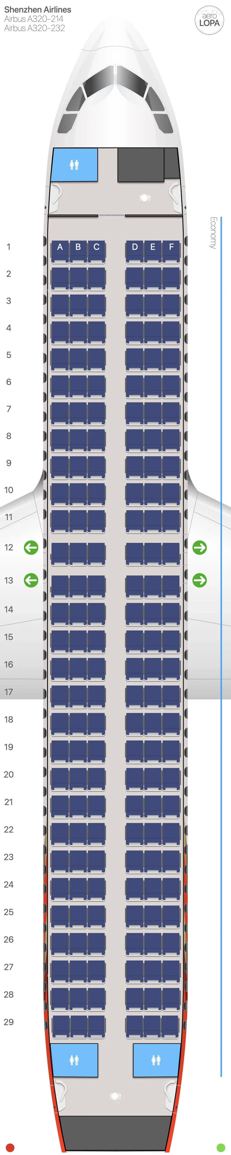 zh-320-3 seat map