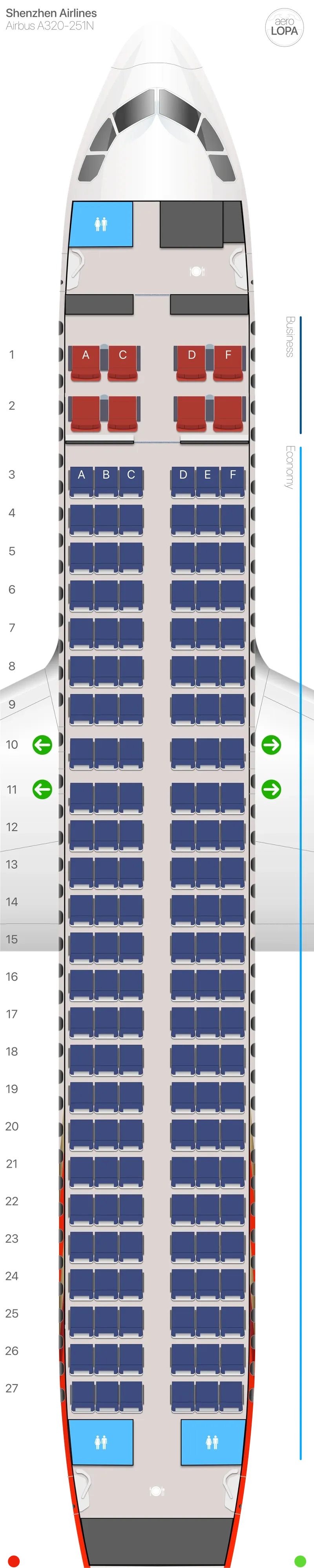 zh-32n-1 seat map