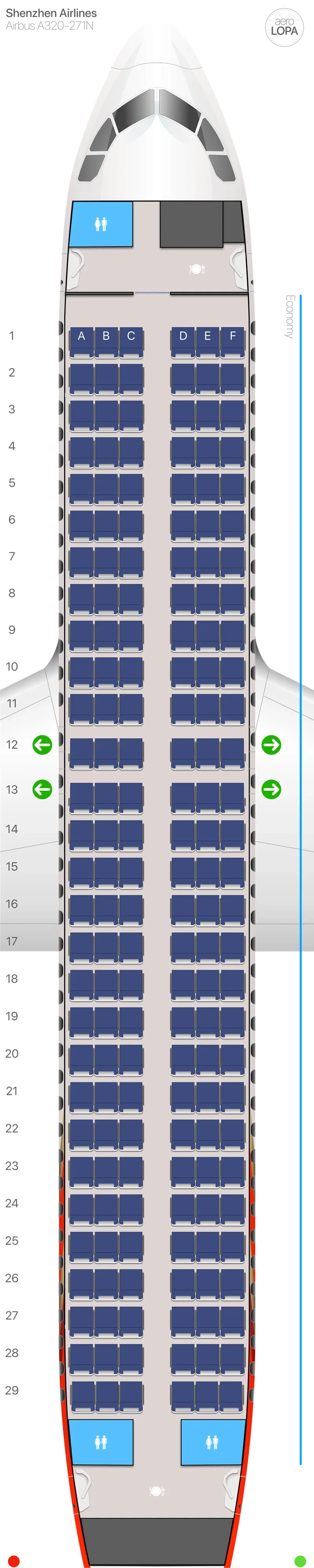 zh-32n-3 seat map